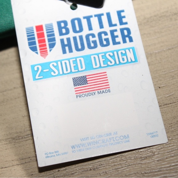 NFL NY JETS Football Bottle Hugger 2-Sided Design NWT Glass Bottle Koozie Gift - Picture 4 of 6